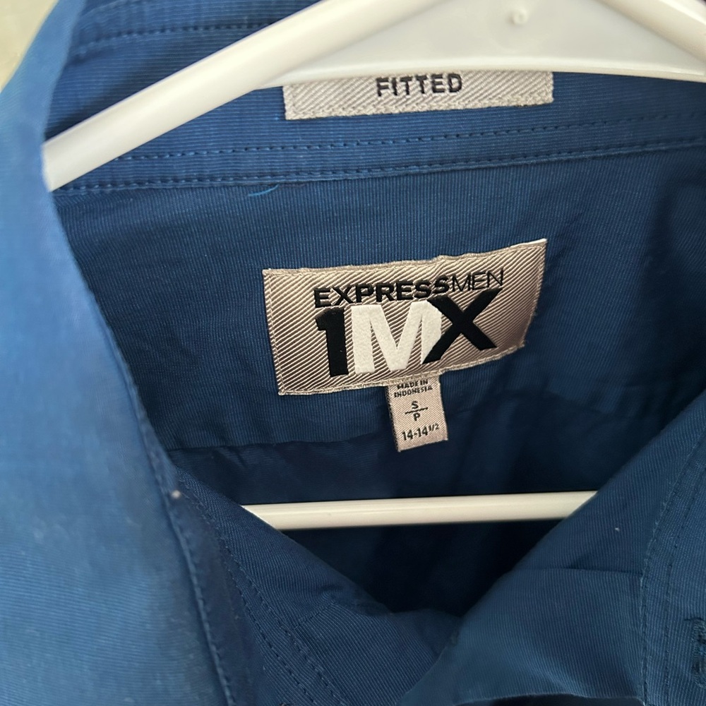 Lot of 1MX Express Extra Slim Fit, Fitted, Modern Fit Dress Shirts Button Upđź‘• - Picture 6 of 6